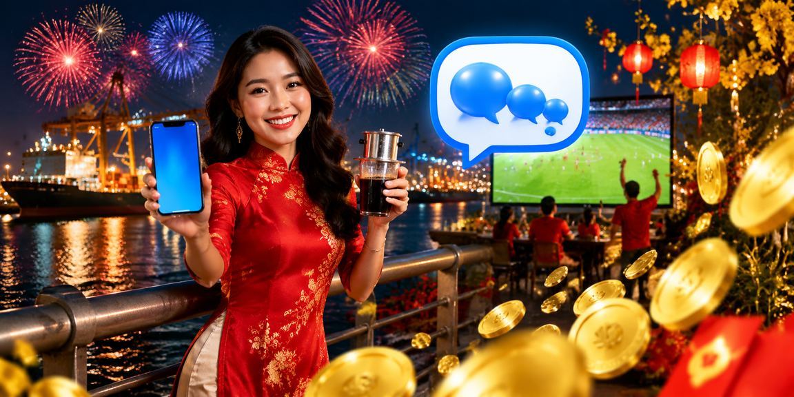 Bàn Baccarat tại Hải Phòng — người chơi kiểm tra điều kiện voucher trên điện thoại bên tách cà phê